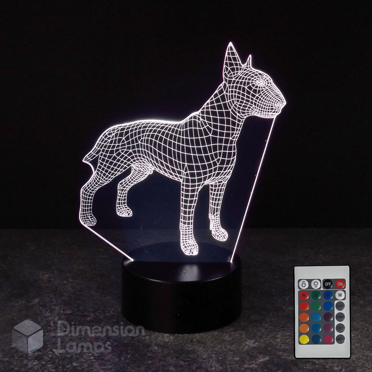 Bull Terrier 3D Lamp