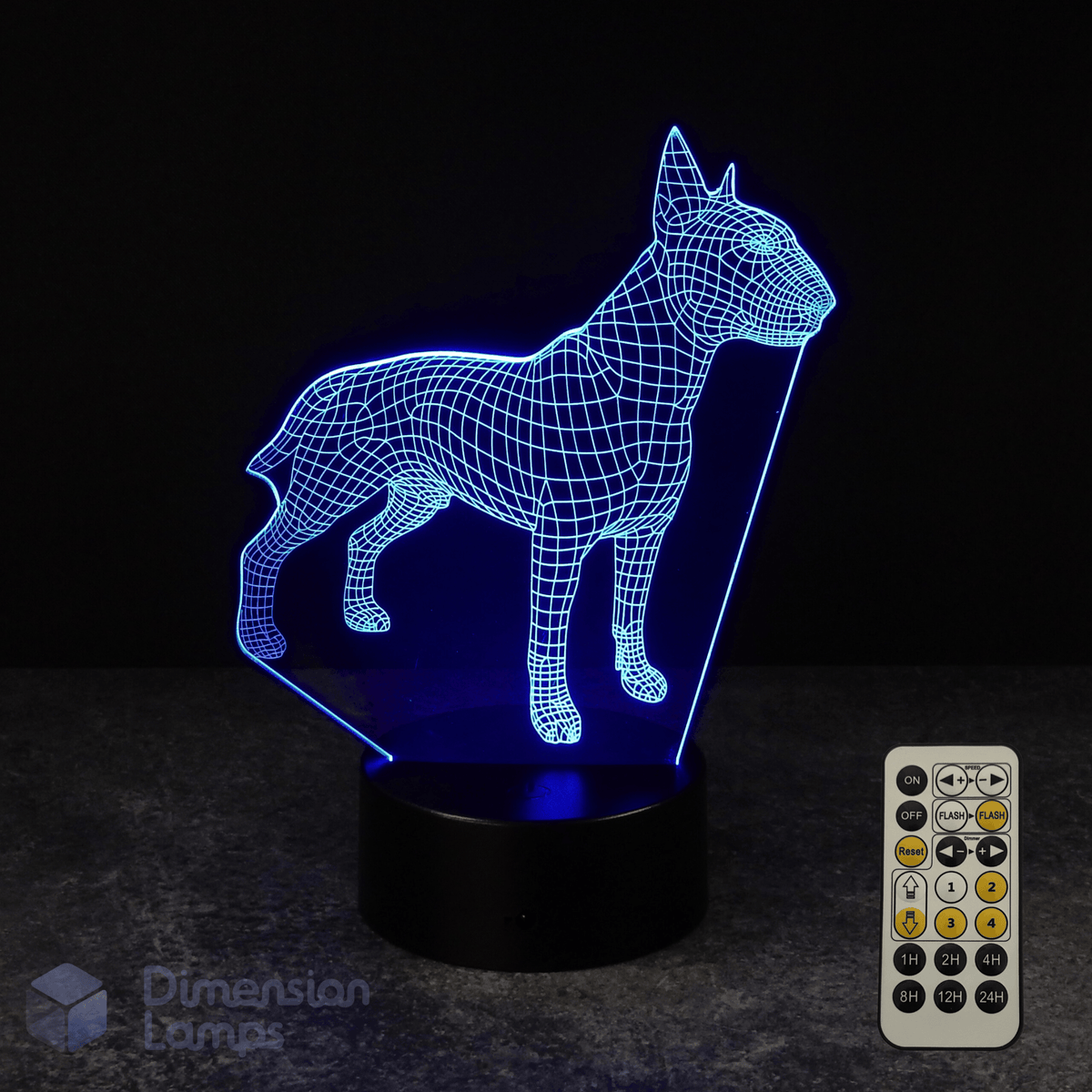 Bull Terrier 3D Lamp