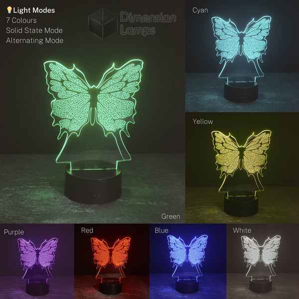 Butterfly 3D Lamp