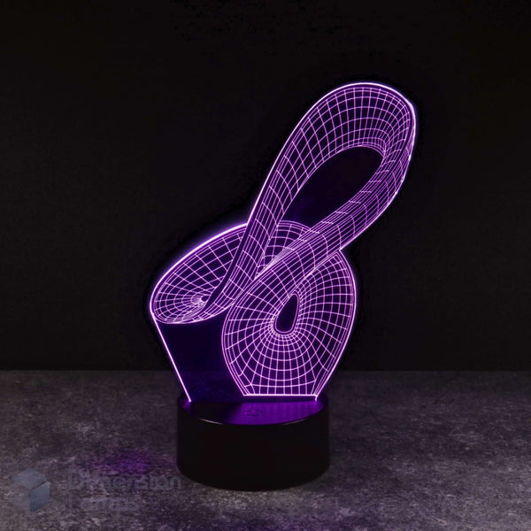 Curved Space 3D Lamp