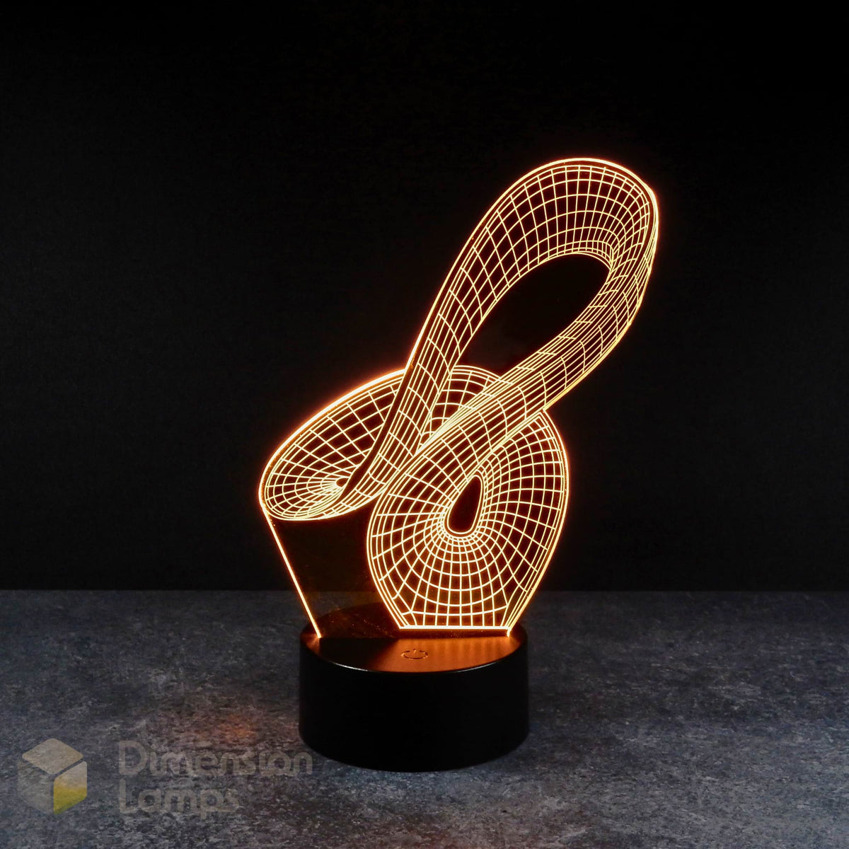 Curved Space 3D Lamp