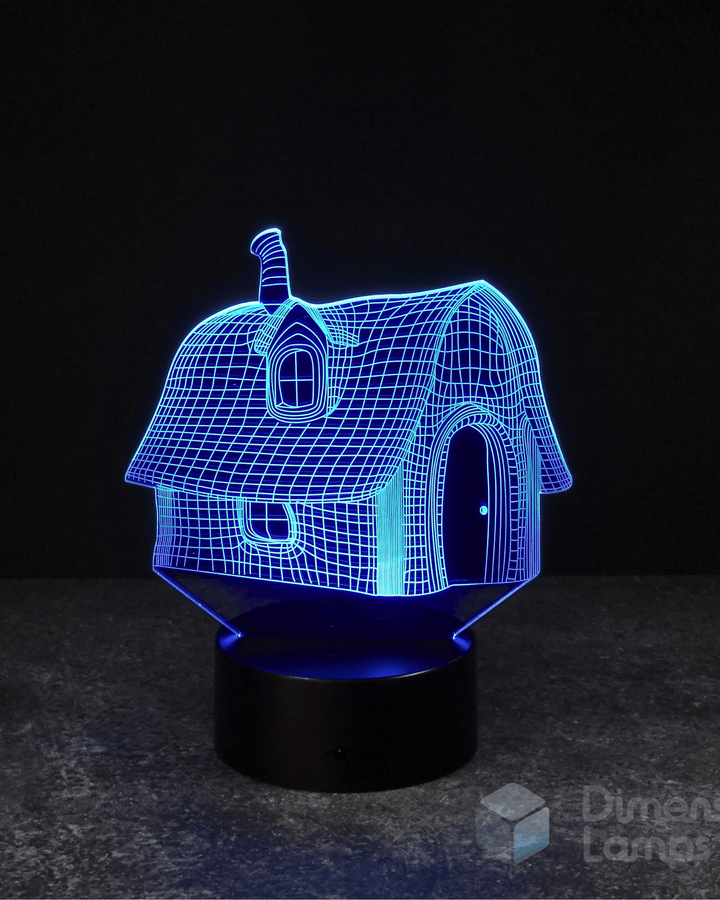 Fairytale House 3D Lamp