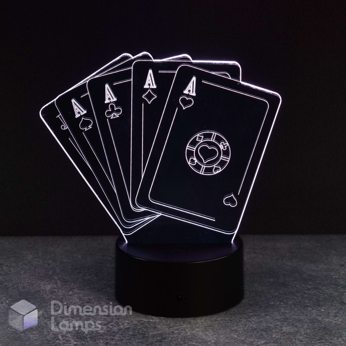 Four Aces 3D Lamp