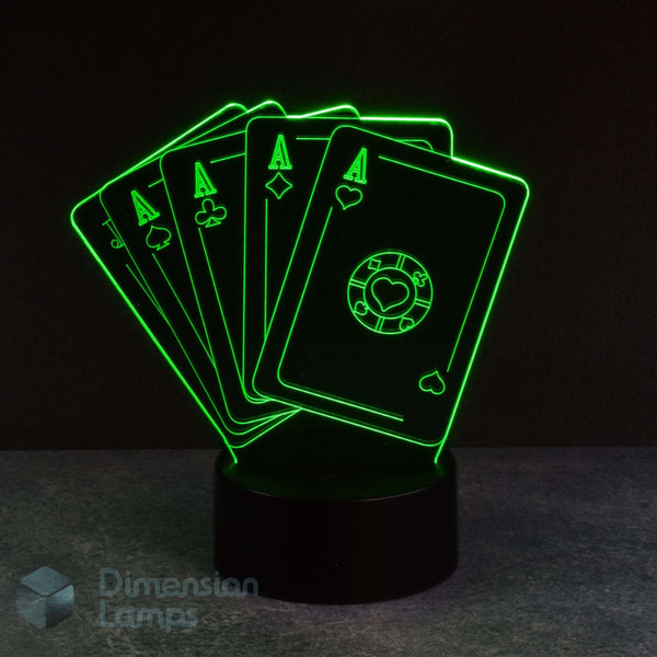 Four Aces 3D Lamp