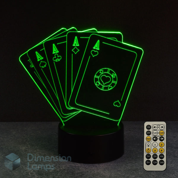Four Aces 3D Lamp