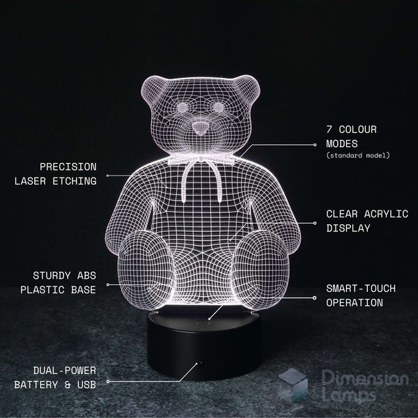 Grand Teddy Bear 3D Lamp