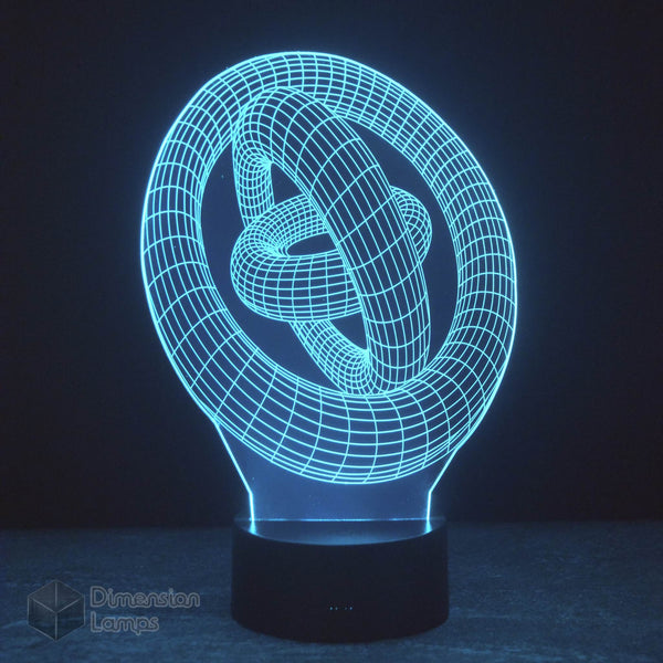 Gyroscopic Circles 3D Lamp