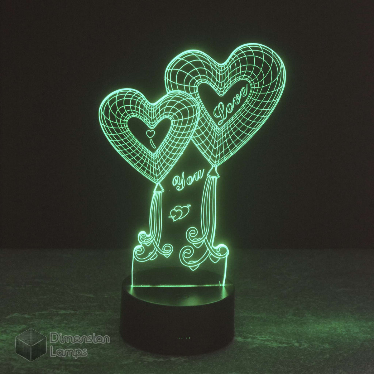 I Love You 3D Lamp