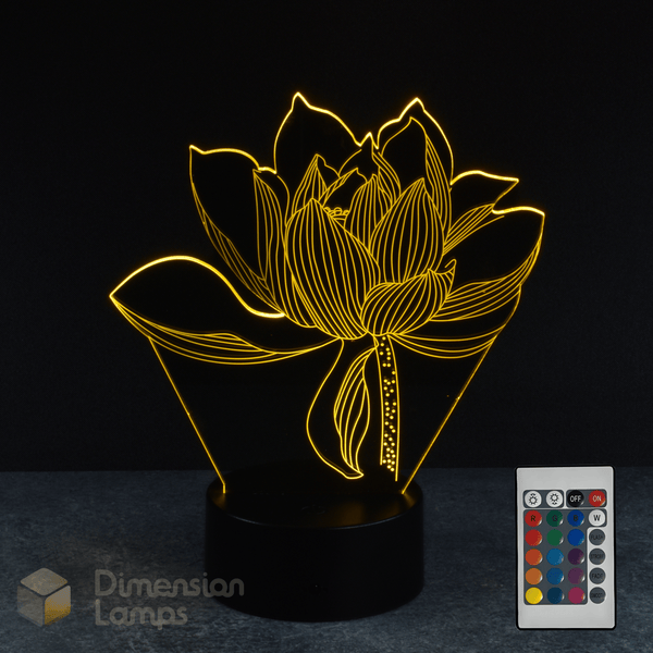 Lotus Flower 3D Lamp