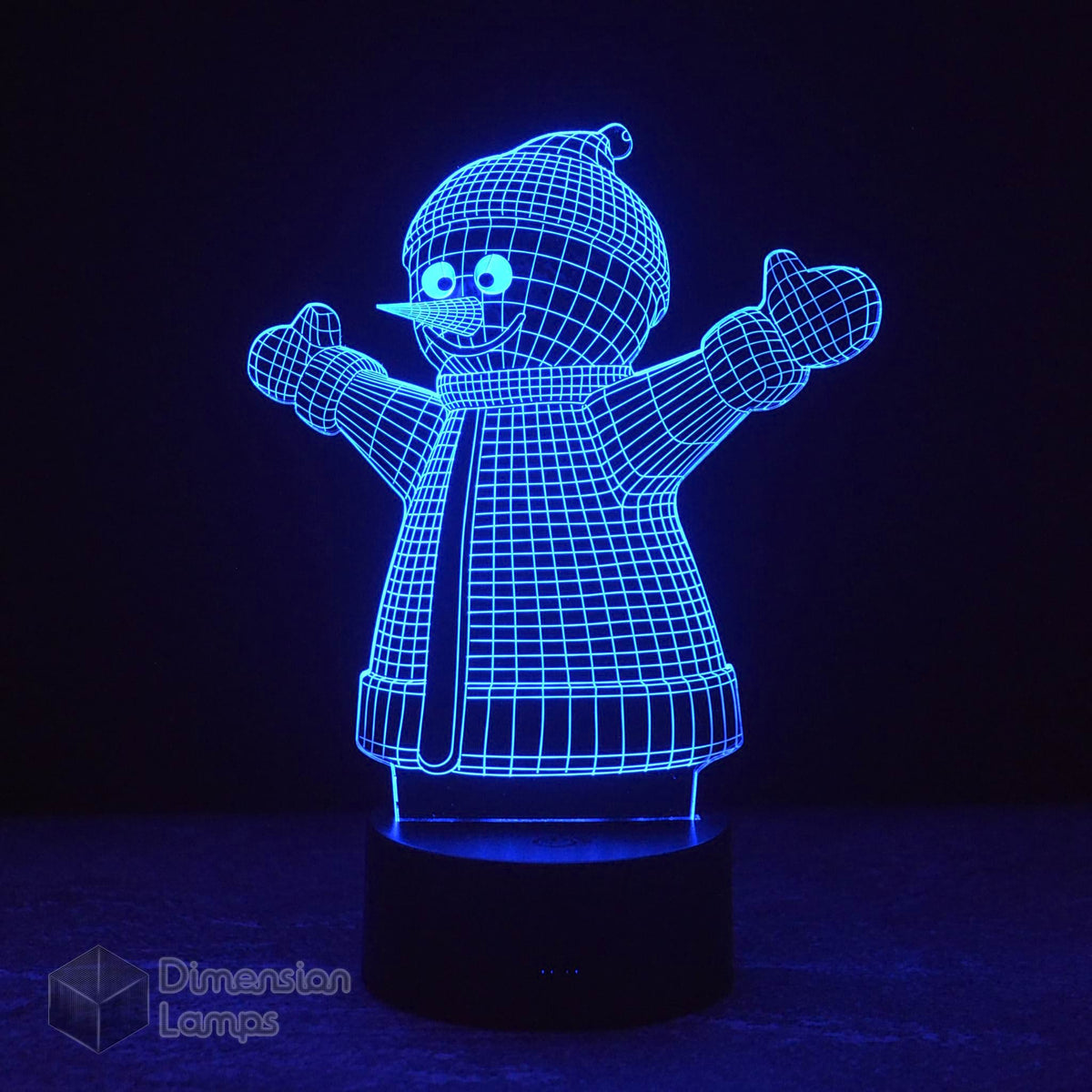 Snowman 3D Lamp