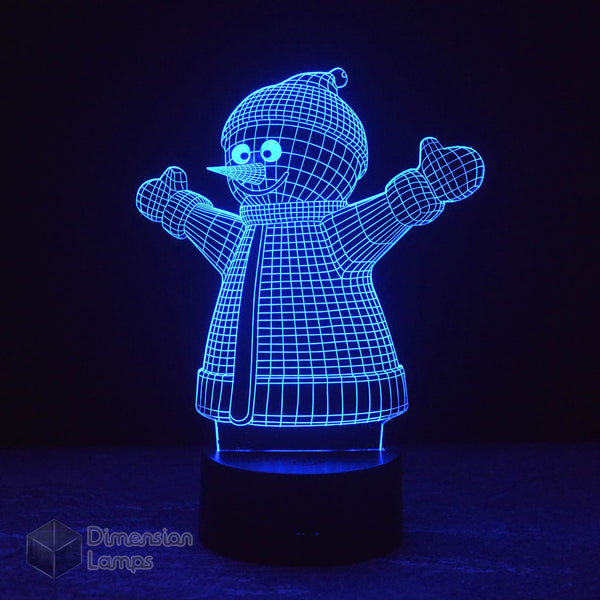 Snowman 3D Lamp