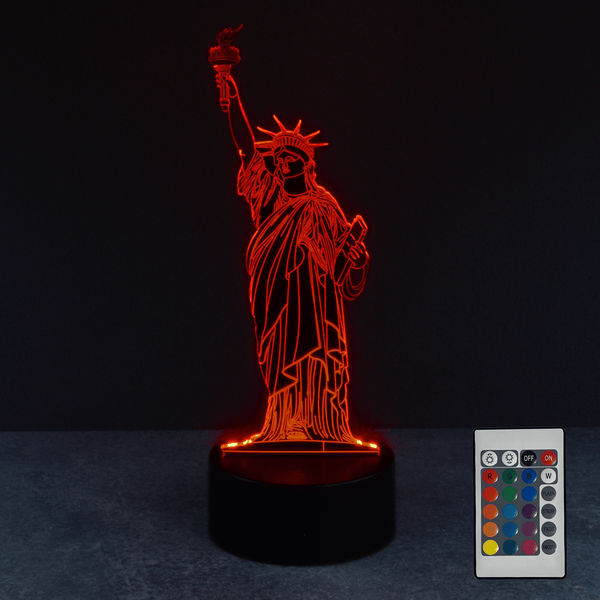Statue of Liberty 3D Lamp