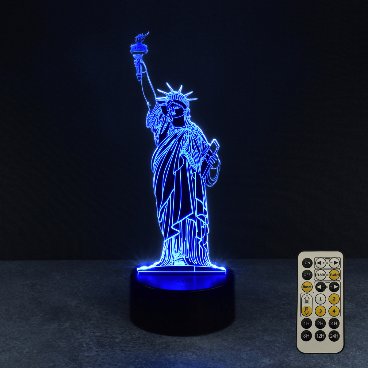 Statue of Liberty 3D Lamp