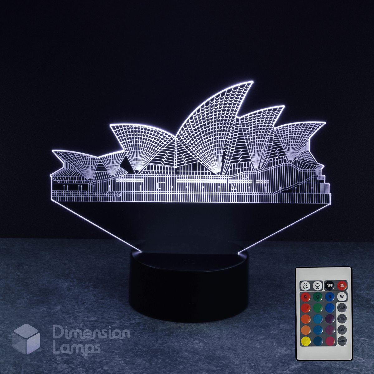 Sydney Opera House 3D Lamp