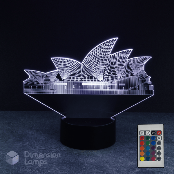 Sydney Opera House 3D Lamp