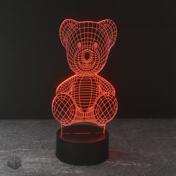 Teddy Bear 3D Lamp